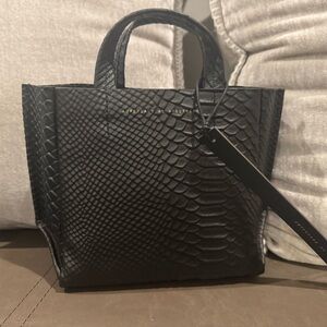 Ampersand As Apostrophe- Micro Black Tote